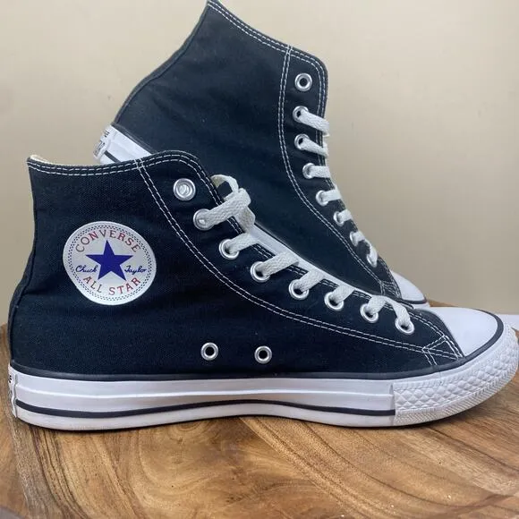 Converse Chuck Taylor All Star Womens Black and White Size 10 High Top shoes