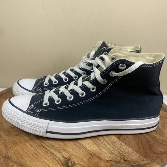 Converse Chuck Taylor All Star Womens Black and White Size 10 High Top shoes