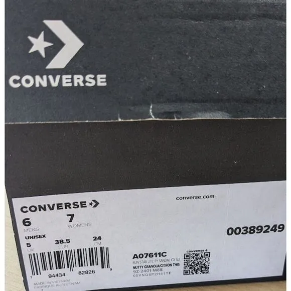 Converse Run Star Legacy Utility Strap CX Sandals Unisex M6 W7 NIB