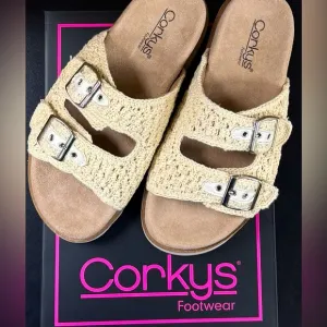 Corkys Women's Cream Sandals - Dash