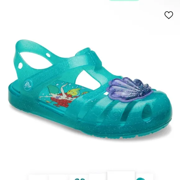 Crocs Toddler Princess Ariel Isabella Sandal, size 10