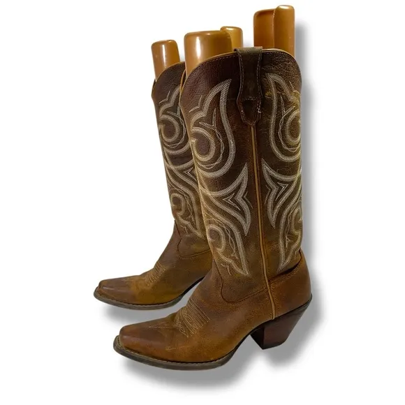 Crush™ by Durango® Tan Jealousy Western Boot in Distressed Cognac