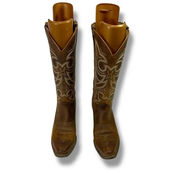 Crush™ by Durango® Tan Jealousy Western Boot in Distressed Cognac