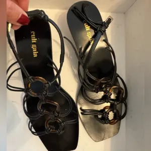Cult Gaia Ziba Black Sandals
