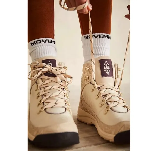 Danner FP Movement Adrika Etched Hiker Boots Butter Cream Size 8