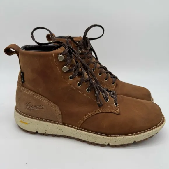 Danner x Huckberry Logger 917 Goldrush GTX Tan Leather Lace Up Boots Size 11
