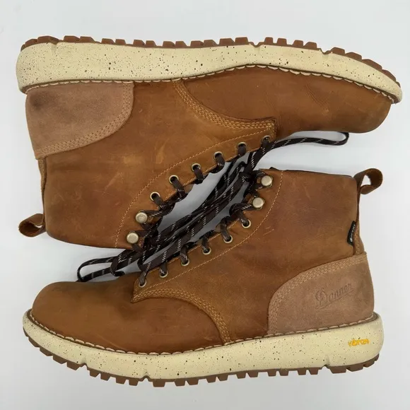 Danner x Huckberry Logger 917 Goldrush GTX Tan Leather Lace Up Boots Size 11