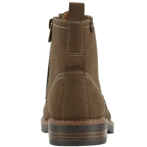 Dockers Mens Rawls Rugged Lace-up Synthetic Leather Lugged Cap Toe Boot Men’s 11