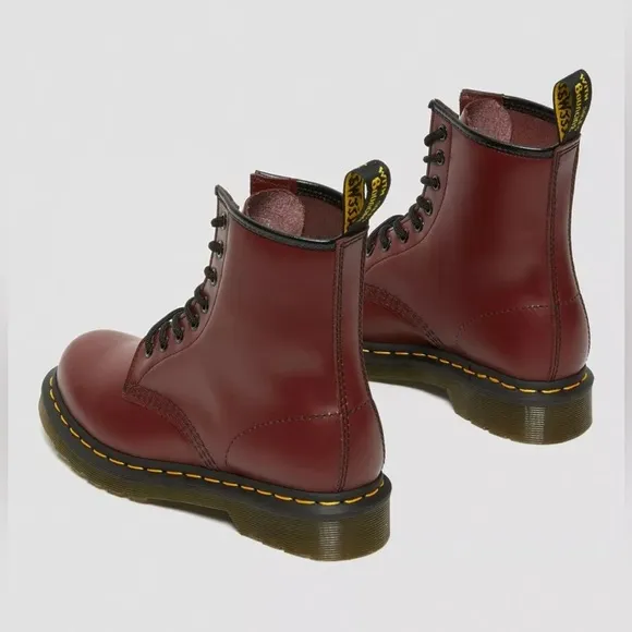 Dr. Martens 1460 Cherry Red Combat Boots Unisex Size 10 WOMEN’S OR MEN’S 9
