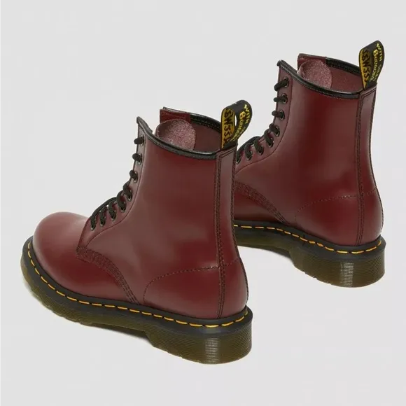 Dr. Martens 1460 Cherry Red Combat Boots Unisex Size 10 WOMEN’S OR MEN’S 9