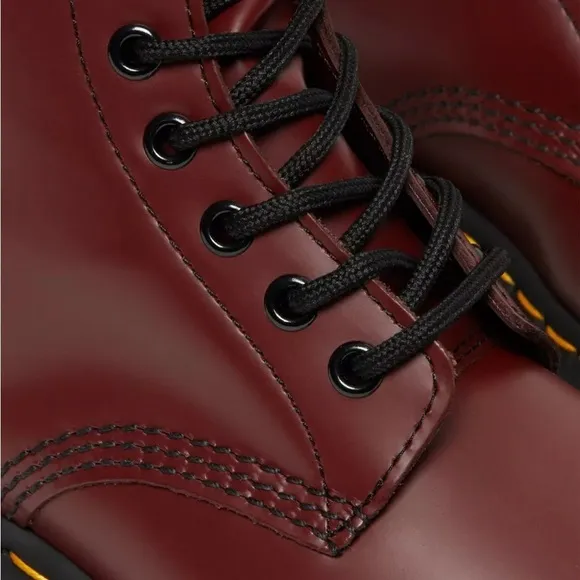 Dr. Martens 1460 Cherry Red Combat Boots Unisex Size 10 WOMEN’S OR MEN’S 9