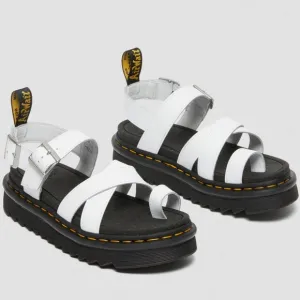 Dr. Martens AVRY HYDRO LEATHER STRAP SANDALS size 10