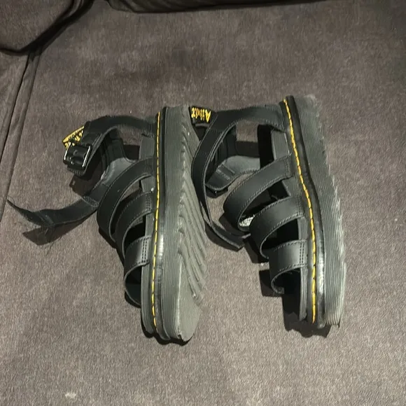 DR MARTENS Blaire hydro leather strap sandals