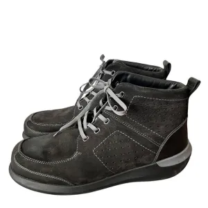 Drew Men’s Murphy Lace Up Boots Size 13 Black Orthopedic Support Comfort FLAW