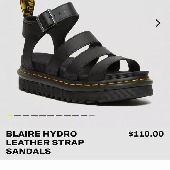 Dr. Martens®  |  AIRWAIR™ |  BLAIRE SANDALS  |  WOMEN-1O US  | NEW  |