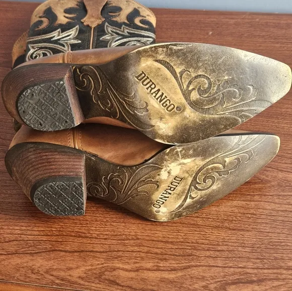 Durango 12&quot; Womens L- Style Brown And Tan Size 9.5
