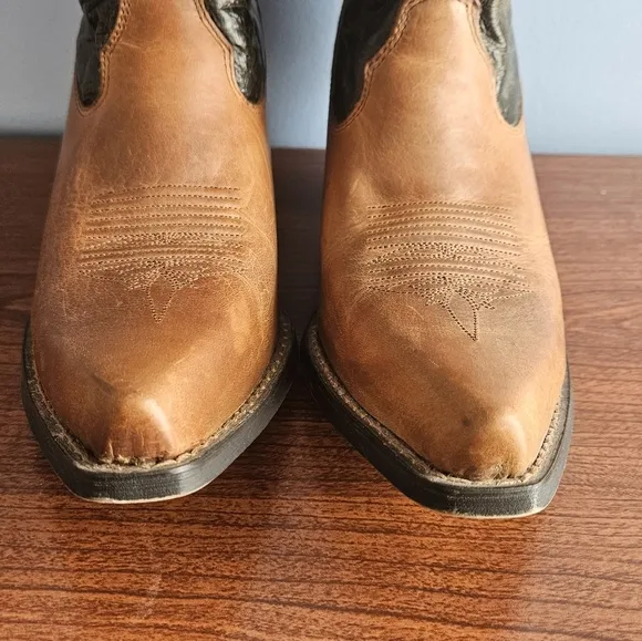 Durango 12&quot; Womens L- Style Brown And Tan Size 9.5