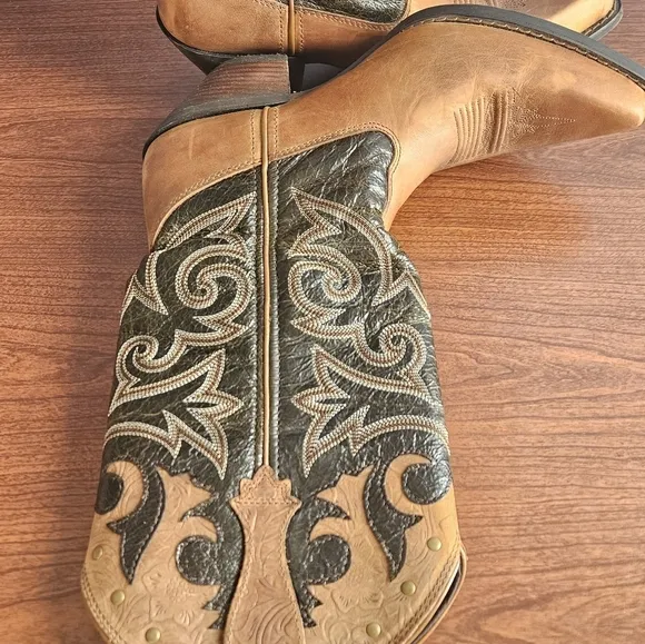 Durango 12&quot; Womens L- Style Brown And Tan Size 9.5