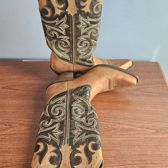 Durango 12&quot; Womens L- Style Brown And Tan Size 9.5