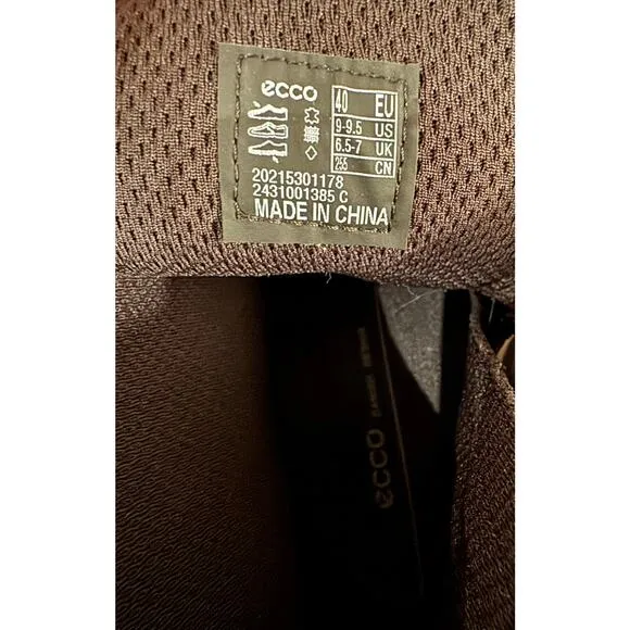 ECCO Elaina Street Lace-Up women’s brown Boot size 9-9 1/2 (New)