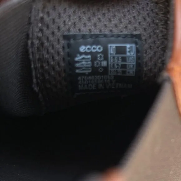 Ecco Soft 7 Chelsea Booties Leather Boots Cognac Size 40 US 9 - 9.5 NEW