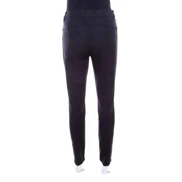 Escada Navy Blue Stretch Denim Teresa Straight Leg Jeans S