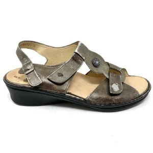 Finn Comfort Adana Leather Sandals Espresso