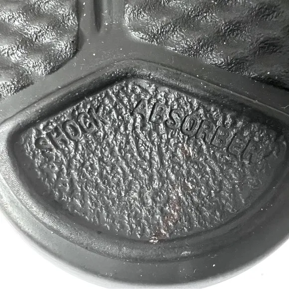 Finn Comfort Men's Black Leather German Sandals- NO INSOLES- Size 43 US SZ 9.5
