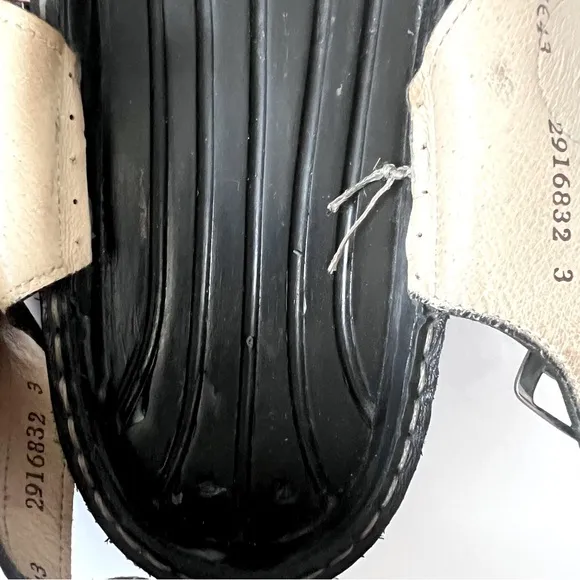 Finn Comfort Men's Black Leather German Sandals- NO INSOLES- Size 43 US SZ 9.5
