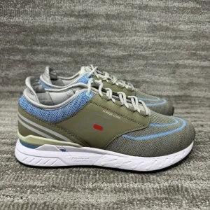 FitVille Marca Mens Walking Comfort Sneakers Size 10 EW Gray Blue Suede New