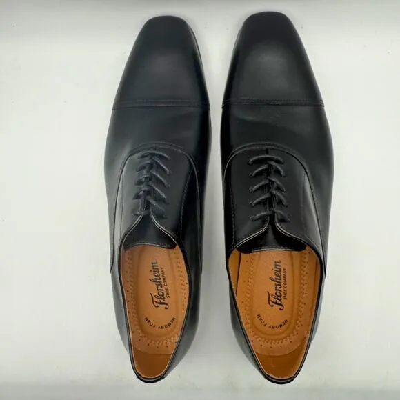 Florsheim Mens Corbetta Cap Toe Oxford Shoes US 14 D EU 47 Black Leather NIB