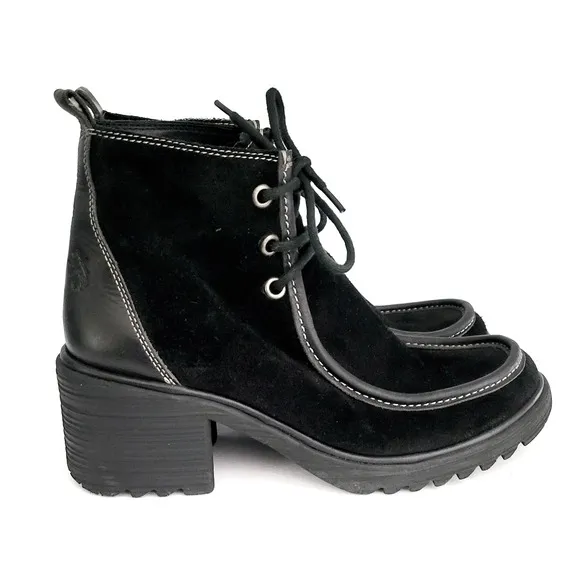 FLY London Women's Wins782fly Oxford Boots - Size 41 / US 9.5