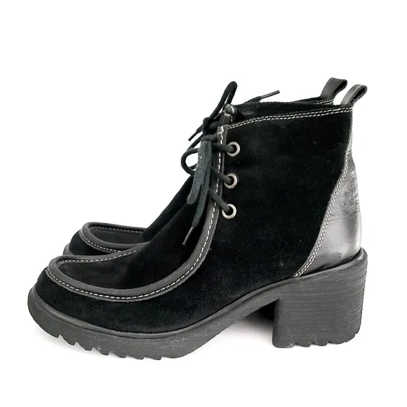 FLY London Women's Wins782fly Oxford Boots - Size 41 / US 9.5