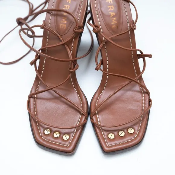 FRAME Le Doheny Sandal Tobacco Color
