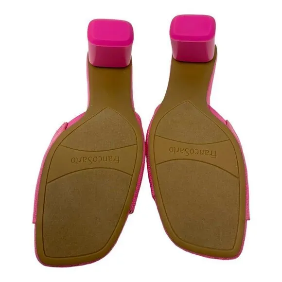 Franco Sarto  Linley Slide Sandals Pink Size 11 NWT $110 MSRP