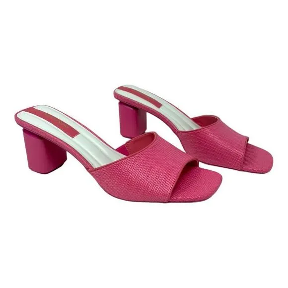 Franco Sarto  Linley Slide Sandals Pink Size 11 NWT $110 MSRP