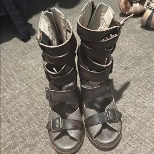 Freebird by Steven Brown Heeled Gladiator Sandals