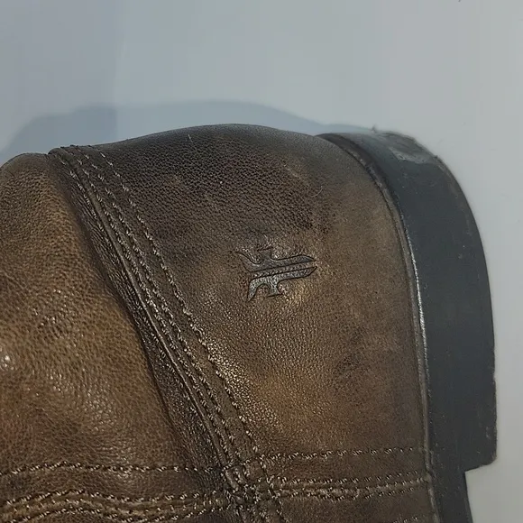 Frye Anna Short Classic Leather Pull On Ankle Boots