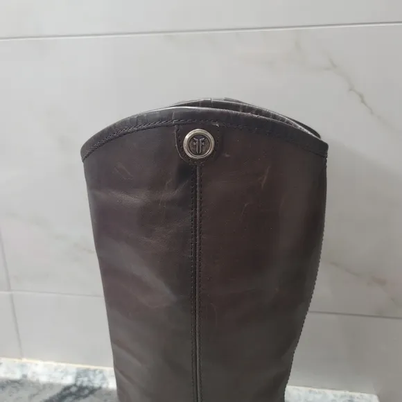 Frye Choice of Calf Leather Melissa Button 2 Riding Boot