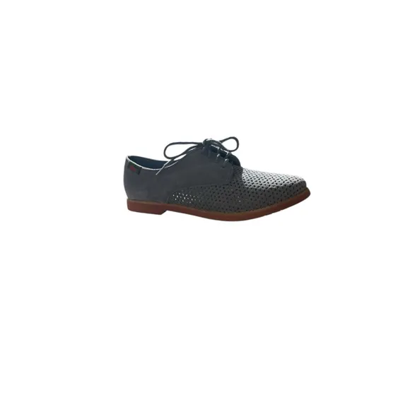 G.H. Bass &amp; Co Ellis Breathable Suede Oxford Dress Shoe Men’s 7.5 Blue NWOB