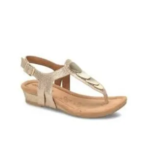 Gold Snake Print Suede Summit Sandals Size 11W by Comfortiva New