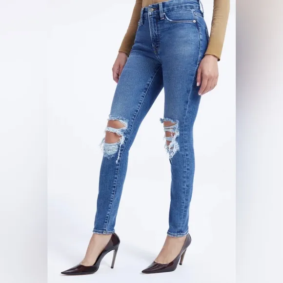 Good American Good Legs Skinny Jeans Indigo234