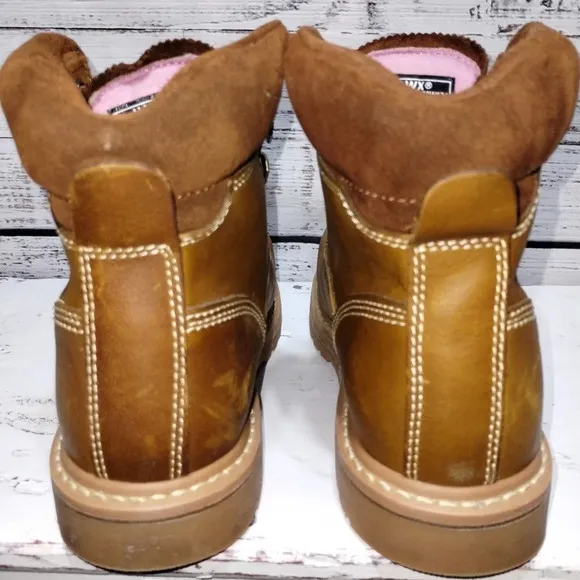 HAWX Trooper Work Boots Composition Toe Tan size 8.5 Utility Construction