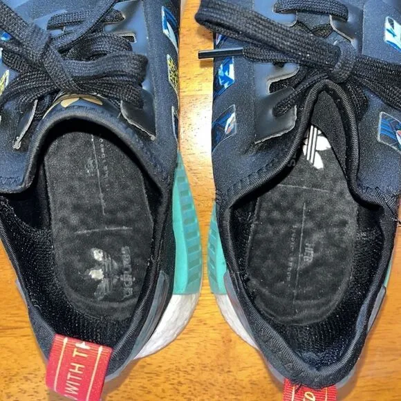 HER STUDIO LONDON X ADIDAS NMD R1 WOMEN’S 11 NEOPRENE LACE-UP ATHLETIC SHOES