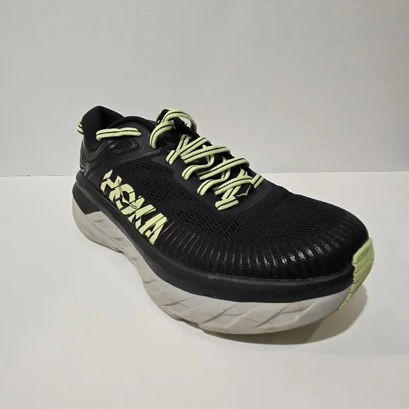 Hoka One One Bondi 7 Men's Black Sneakers Shoes 9