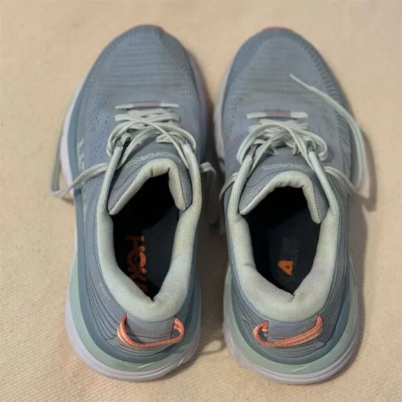 Hoka One One Bondi 7 Women's Running Shoes Blue Size 9.5