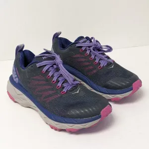Hoka One One Challenger ATR 5 Running Shoes, Ebony/Very Berry, Women's 5