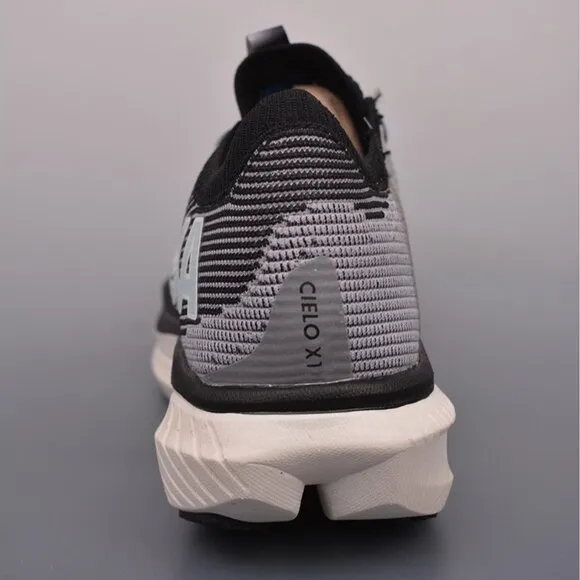 Hoka One One Cielo X1 Gray And Black Running Shoes
