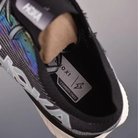 Hoka One One Cielo X1 Gray And Black Running Shoes