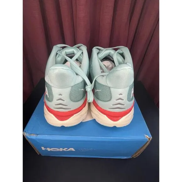 Hoka One One Clifton 8 Aquarelle Eggshell Blue  Men’s Low Neck Size 10D - NIB